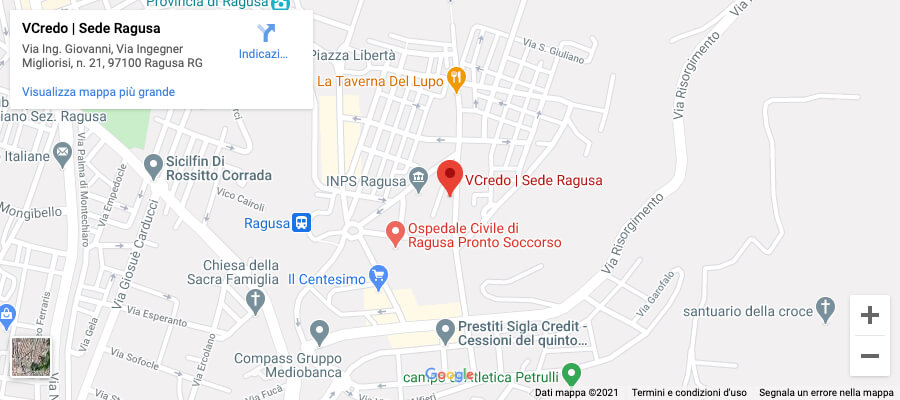Mappa sede Ragusa